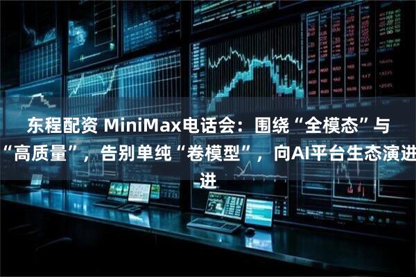 东程配资 MiniMax电话会：围绕“全模态”与“高质量”，告别单纯“卷模型”，向AI平台生态演进