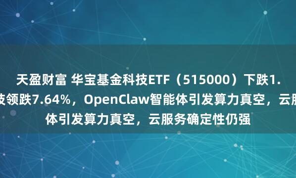 天盈财富 华宝基金科技ETF（515000）下跌1.18%，拓荆科技领跌7.64%，OpenClaw智能体引发算力真空，云服务确定性仍强