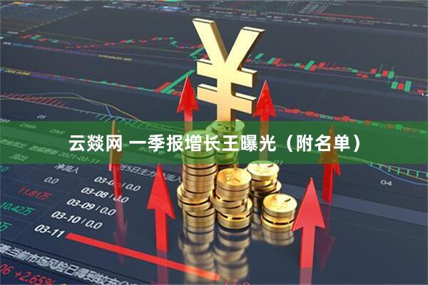 云燚网 一季报增长王曝光（附名单）