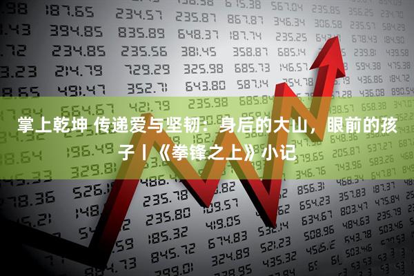 掌上乾坤 传递爱与坚韧：身后的大山，眼前的孩子丨《拳锋之上》小记