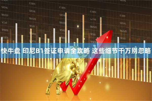 快牛盘 印尼B1签证申请全攻略 这些细节千万别忽略