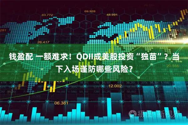 钱盈配 一额难求！QDII成美股投资“独苗”？当下入场谨防哪些风险？